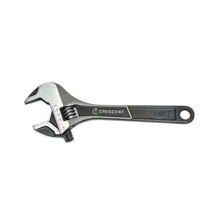 WELLER Crescent Metric and SAE Wide Jaw Adjustable Wrench 8 in. L 1 pc ATWJ28VS